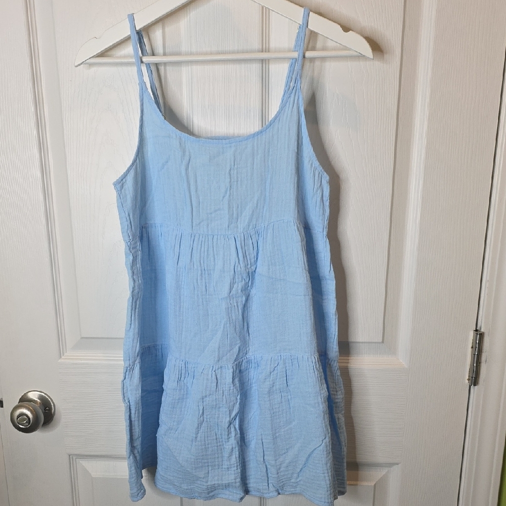 Wild Fable Cotton Mini Babydoll Tiered Style Dress Women's Size XS